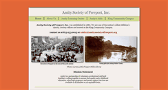 Desktop Screenshot of amitysocietyoffreeport.org