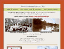 Tablet Screenshot of amitysocietyoffreeport.org